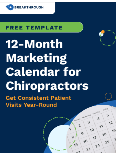 Chiropractic Marketing Calendar